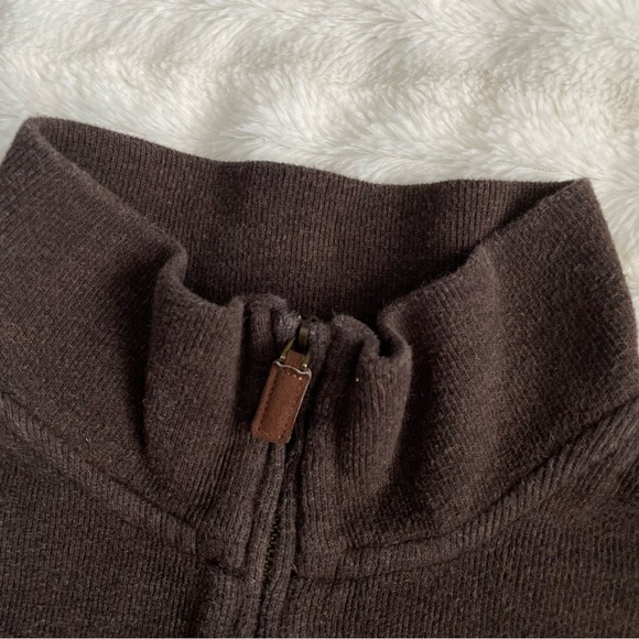 Polo by Ralph Lauren Brown Quarter Zip Size XXL - Picture 6 of 11